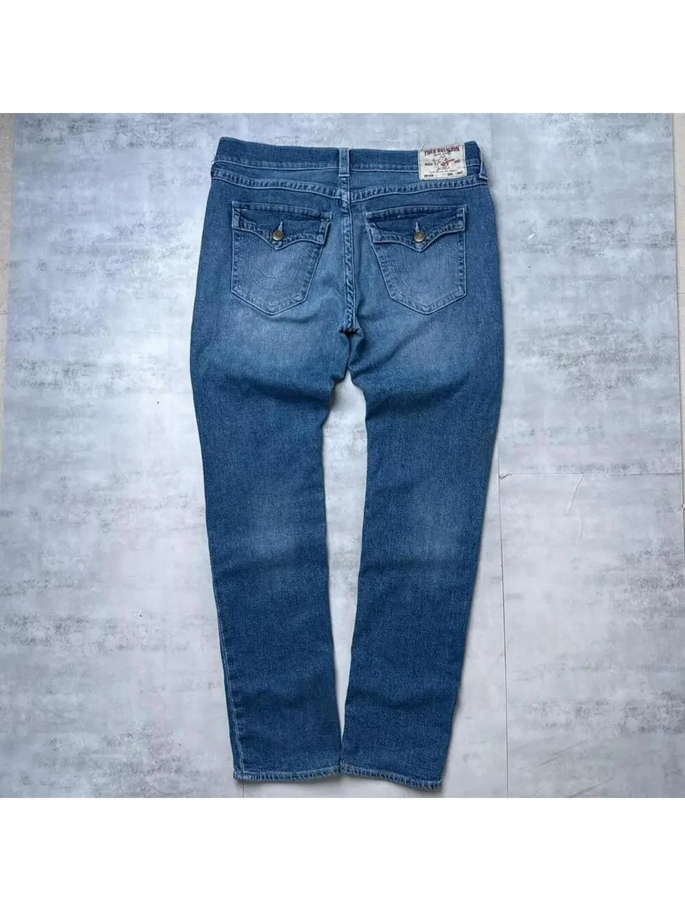 Y2K True Religion 00s Geno Relaxed Slim Denim Vintage Jeans